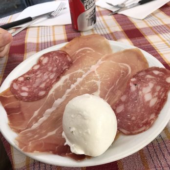 Luzzi - Salami, Prosciutto, and Buffalo Mozzarella - Pizza Near Me - Rome, RM Luzzi - Salami, Prosciutto, and Buffalo Mozzarella - Pizza Near Me - Rome, RM