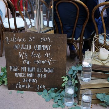 FAB Weddings - Ceremony Signage - Wedding Planning Near Me FAB Weddings - Ceremony Signage - Wedding Planning Near Me