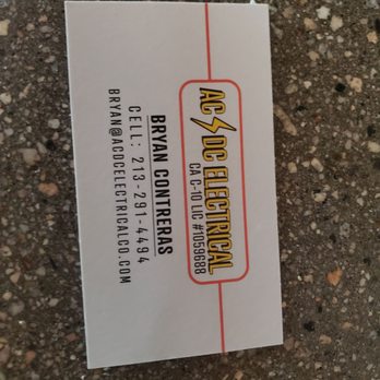ACDC Electrical - Business card - Electricians Near Me