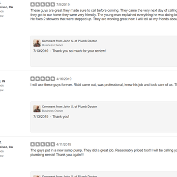 Plumb Doctor - Additional Plumb Doctor reviews under Yelp's "not recommended reviews" section. - Plumbing Near Me - Indianapolis, Indiana