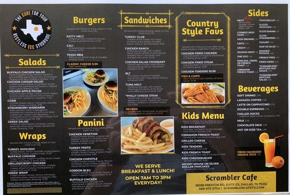 Menu photo 7 Scrambler Cafe Dallas Dallas, TX Menu photo 7 Scrambler Cafe Dallas Dallas, TX