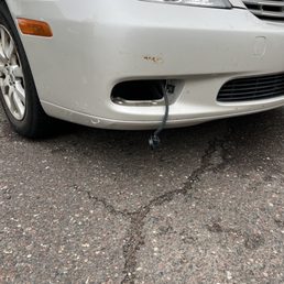 Fog light unplugged and missing Fog light unplugged and missing