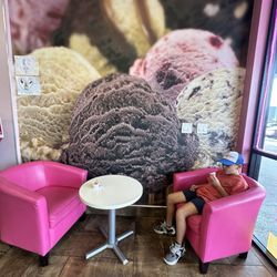 Cute place to sit down and enjoy your ice cream cones