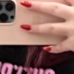 New Noble Nails&spa - My old red set