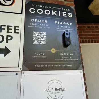 Half Baked Goodness - The pickup is located in the parking lot to the left of this sign - Desserts Near Me - Sacramento, California Half Baked Goodness - The pickup is located in the parking lot to the left of this sign - Desserts Near Me - Sacramento, California