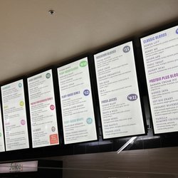 Juice Bar at LVAC - New menu , increased prices