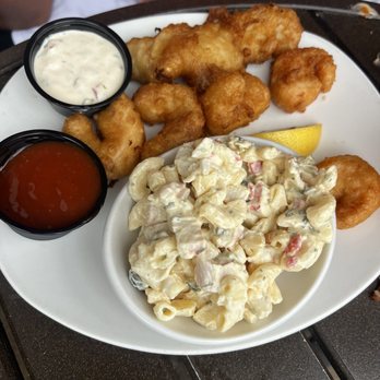 Anthony's Fish Grotto - QC fish and shrimp with crab and macaroni salad - Seafood Near Me - La Mesa, California