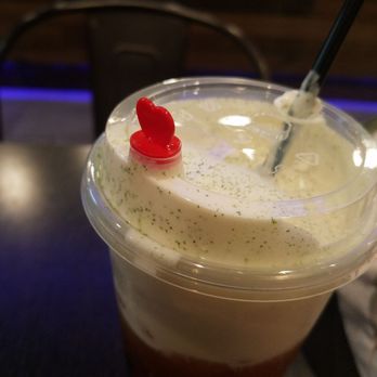 AB Teahouse - Cute little plug on top to sip - Bubble Tea Near Me - Cypress, California AB Teahouse - Cute little plug on top to sip - Bubble Tea Near Me - Cypress, California