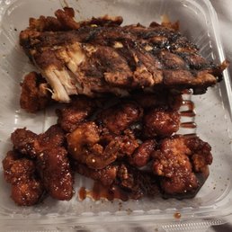 a meal in a plastic container a meal in a plastic container