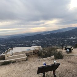 Echo Mountain via the Sam Merrill Trail - Top of Echo Mountain trail