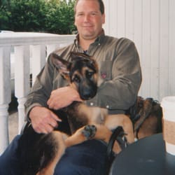 My dog. His name is Deacon.