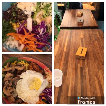 Chi'Lantro - Rice with beef (top) the store, salad with Spicy Chicken (bottom) - Asian Fusion Near Me - Austin, Texas Chi'Lantro - Rice with beef (top) the store, salad with Spicy Chicken (bottom) - Asian Fusion Near Me - Austin, Texas