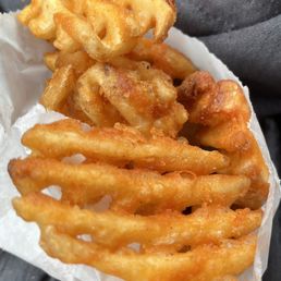 Waffle fries