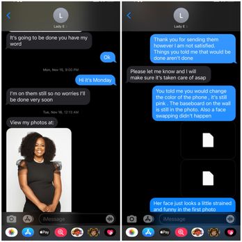 Lady E Photography - "You have my word" words of a scammer - Session Photography Near Me Lady E Photography - "You have my word" words of a scammer - Session Photography Near Me