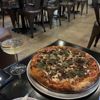 Forno - Limoncello spritz with fennel pizza - Pizza Near Me - Baltimore, Maryland