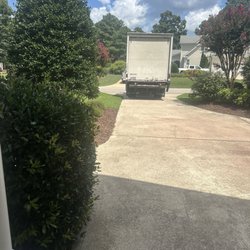The delivery box truck driving away from my home after cancelling my order for some reason.