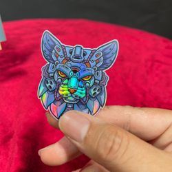 Uproar Design & Print - Holographic die cut sticker