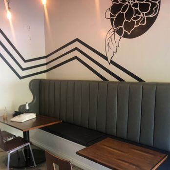Talitha Coffee - Booth and tables - Coffee Roasteries Near Me - San Diego, California Talitha Coffee - Booth and tables - Coffee Roasteries Near Me - San Diego, California