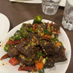 Spicy fried beef