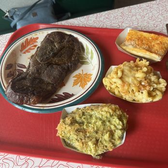 Smokee Mo's - Pork steak, broccoli and cheese, bakes mac and cheese - Barbeque Near Me - Manchester, Missouri Smokee Mo's - Pork steak, broccoli and cheese, bakes mac and cheese - Barbeque Near Me - Manchester, Missouri