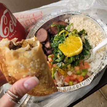 Boteco - Paste de carne and feijoada plate. - Food Trucks Near Me - Austin, Texas