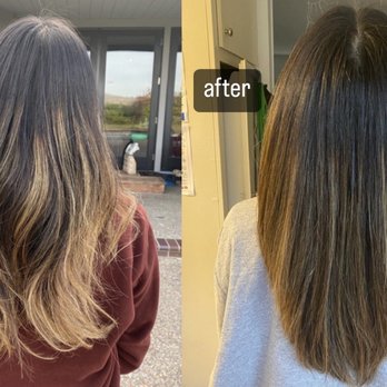 Beauty Salon V - before and after hair cut - Hair Salons Near Me - Goleta, California Beauty Salon V - before and after hair cut - Hair Salons Near Me - Goleta, California