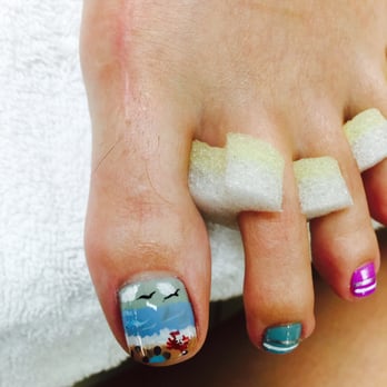 Nails by Pro - why don't we hangout on the beach!! - Nail Salons Near Me - Friendswood, Texas