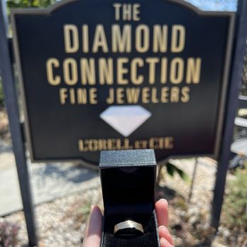 The Diamond Connection - Love the unique design from their connections in New York, and the unique touches they added to my husband's ring make it one of a kind. - Jewelry Near Me - San Diego, California The Diamond Connection - Love the unique design from their connections in New York, and the unique touches they added to my husband's ring make it one of a kind. - Jewelry Near Me - San Diego, California