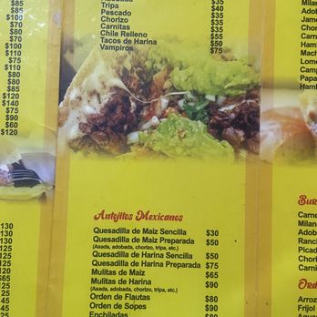 La Chuleta - Menu - Tacos Near Me - Tijuana, BCN La Chuleta - Menu - Tacos Near Me - Tijuana, BCN