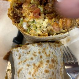 Al pastor burrito (salty meat) Al pastor burrito (salty meat)