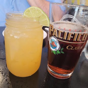 Dirty Taco and Tequila - Wantagh - Peach Margarita and Modelo Dark. - Tacos Near Me - Wantagh, New York Dirty Taco and Tequila - Wantagh - Peach Margarita and Modelo Dark. - Tacos Near Me - Wantagh, New York