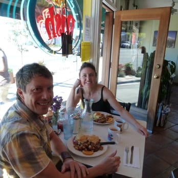 The Dish Cafe Ballard - Your humble reviewer.  Photography by waitress! - American Near Me - Seattle, Washington