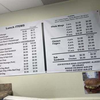 Da Sandwich Shop - Lunch menu - Breakfast & Brunch Near Me - Center Point, Alabama Da Sandwich Shop - Lunch menu - Breakfast & Brunch Near Me - Center Point, Alabama