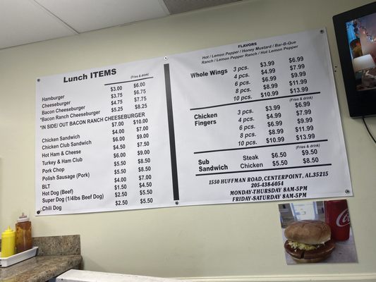 Menu photo 2 Da Sandwich Shop Center Point, AL Menu photo 2 Da Sandwich Shop Center Point, AL