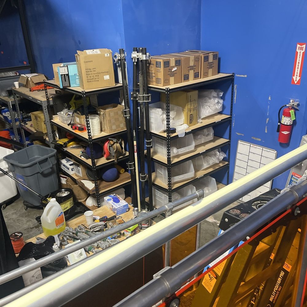 Sky Zone Trampoline Park - Random, unslightly storage area in the corner - Trampoline Parks Near Me - San Marcos, California Sky Zone Trampoline Park - Random, unslightly storage area in the corner - Trampoline Parks Near Me - San Marcos, California
