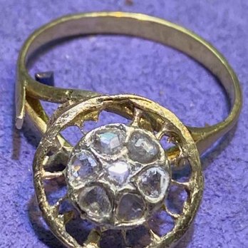 Real Jewelers - Extensive rebuild and preservation of the center flower. - Jewelry Near Me - Vienna, Virginia Real Jewelers - Extensive rebuild and preservation of the center flower. - Jewelry Near Me - Vienna, Virginia