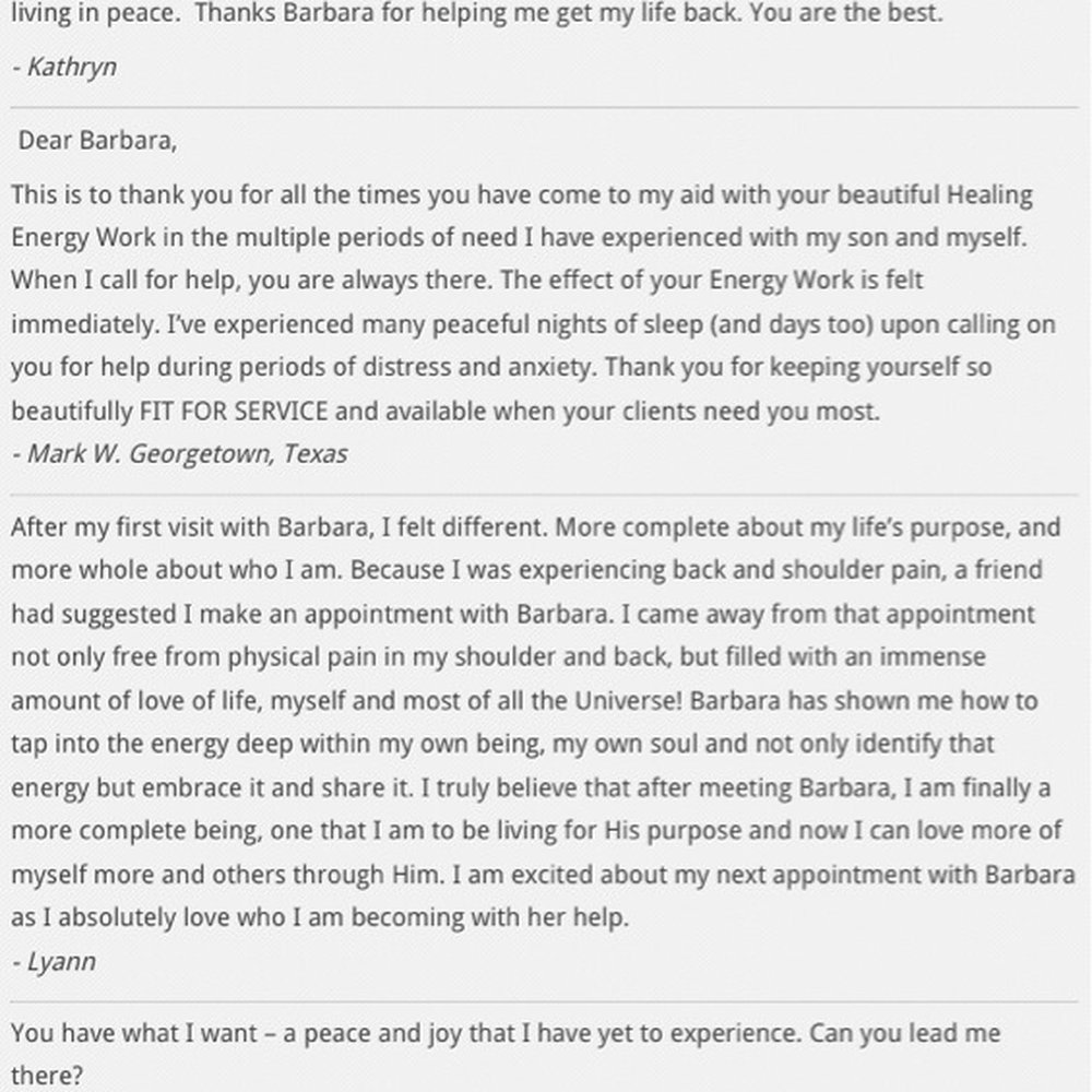 Inspired Holistic Therapies - Testimonials, see website link below for all testimonials - Acupuncture Near Me - Haslet, Texas Inspired Holistic Therapies - Testimonials, see website link below for all testimonials - Acupuncture Near Me - Haslet, Texas