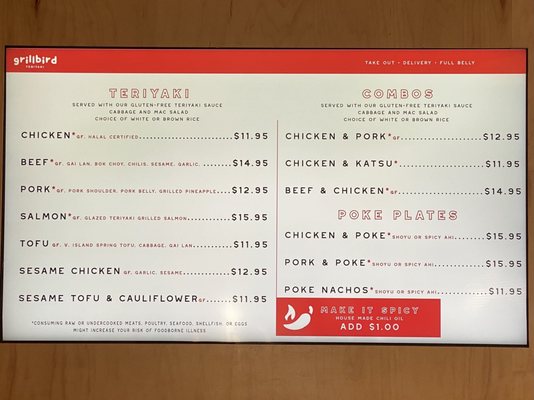 Menu photo 6 Grillbird Seattle, WA