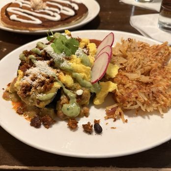 Urban Egg - Johnstown - Blue corn Huevos rancheros - Breakfast & Brunch Near Me - Johnstown, Colorado Urban Egg - Johnstown - Blue corn Huevos rancheros - Breakfast & Brunch Near Me - Johnstown, Colorado