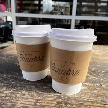 Canabru Coffee - Dark chocolate raspberry latte and Raspberry latte - Coffee & Tea Near Me - Chino, California