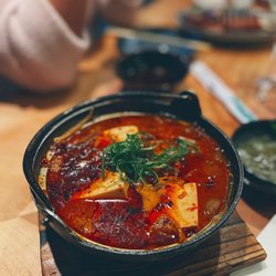 Yama Izakaya & sushi Legacy - Spicy motsuni. Very spicy for me