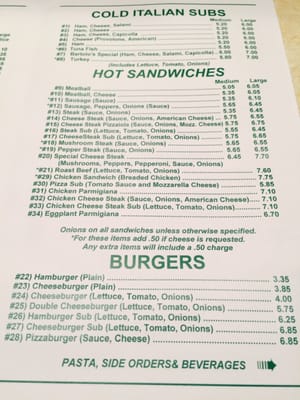 Menu photo 2 Bartolo's Pizza Palmyra, PA
