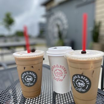 Burr & Berry Coffee - Dirty iced chai latte, turtle mocha, and iced bees knees - Coffee & Tea Near Me - Indian Land, South Carolina Burr & Berry Coffee - Dirty iced chai latte, turtle mocha, and iced bees knees - Coffee & Tea Near Me - Indian Land, South Carolina