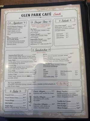 Menu photo 3 Glen Park Cafe San Francisco, CA