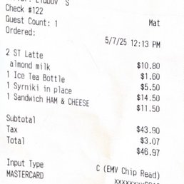 receipt