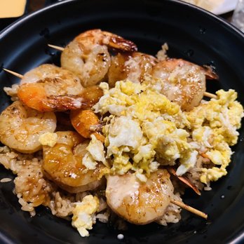 Jays Kitchen - a plate of food with shrimp and rice - Sushi Bars Near Me - Goldsboro, North Carolina