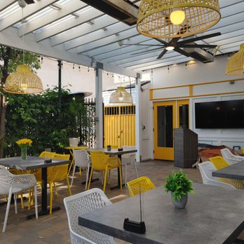 Lemon Zest - Adorable dog friendly back patio. Huge fans for a relaxing cool summer evening. - Mediterranean Near Me - Azusa, California Lemon Zest - Adorable dog friendly back patio. Huge fans for a relaxing cool summer evening. - Mediterranean Near Me - Azusa, California
