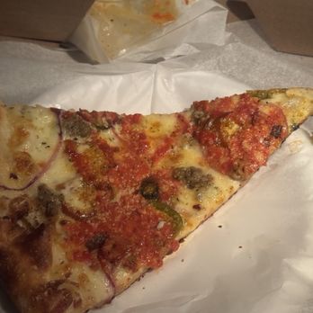 Uptown Slice - Spicy meatballs was delicious. Sauce was spicy along with the perfect pairing of meatball - Pizza Near Me - Sheboygan, Wisconsin Uptown Slice - Spicy meatballs was delicious. Sauce was spicy along with the perfect pairing of meatball - Pizza Near Me - Sheboygan, Wisconsin