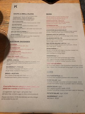 Menu photo 1 Kipferl London, XGL Menu photo 1 Kipferl London, XGL