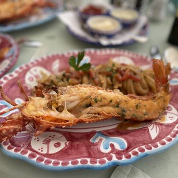 La Sponda - Pasta with spiny lobster - Bars Near Me - Positano, SA La Sponda - Pasta with spiny lobster - Bars Near Me - Positano, SA